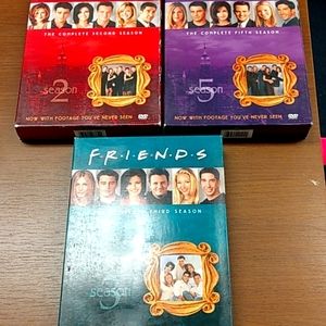 Friends 3 seasons dvds